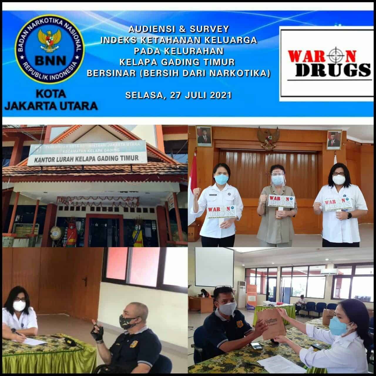 Audiensi dan Survey Indeks Ketahanan Keluarga Intervensi Berbasis Sumber Daya Pembangunan di Kelurahan Sunter Jaya Audiensi dan Survey Indeks Ketahanan Keluarga Intervensi Berbasis Sumber Daya Pembangunan di Kelurahan Sunter Jaya