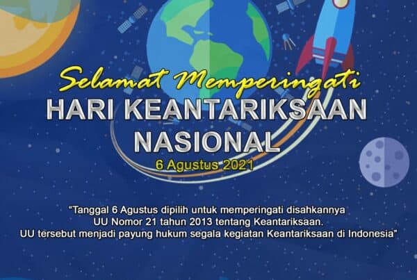 Memperingati Hari Antariksa Nasional