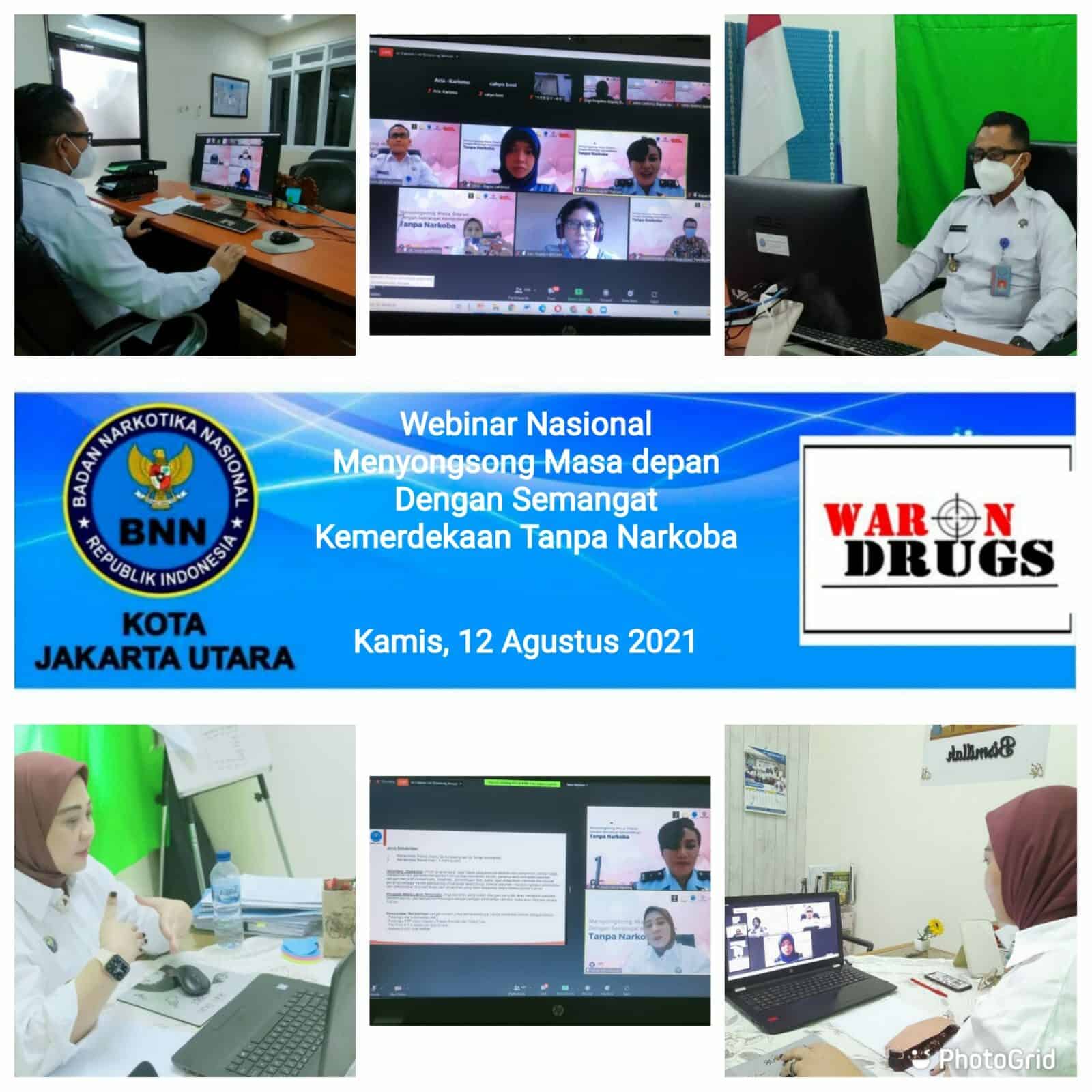 Webinar Nasional menyongsong Masa depan dengan semangat kemerdekaan tanpa narkoba Webinar Nasional menyongsong Masa depan dengan semangat kemerdekaan tanpa narkoba