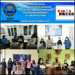 Survei Nasional Penyalahgunaan Narkoba Tahun 2021 di 34 Provinsi dari Puslidatin BNN