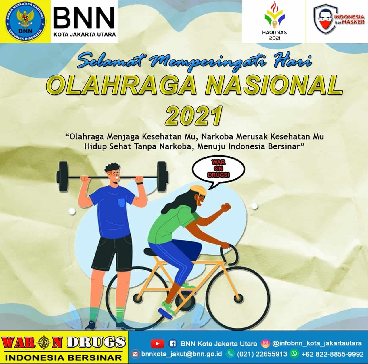Memperingati Hari Olahraga Nasional 2021