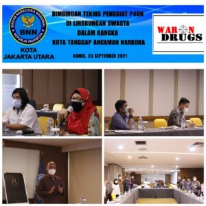 Bimtek Penggiat Anti Narkotika di Lingkungan Swasta Dalam Rangka Kota Tanggap Ancaman Narkoba (KOTAN)