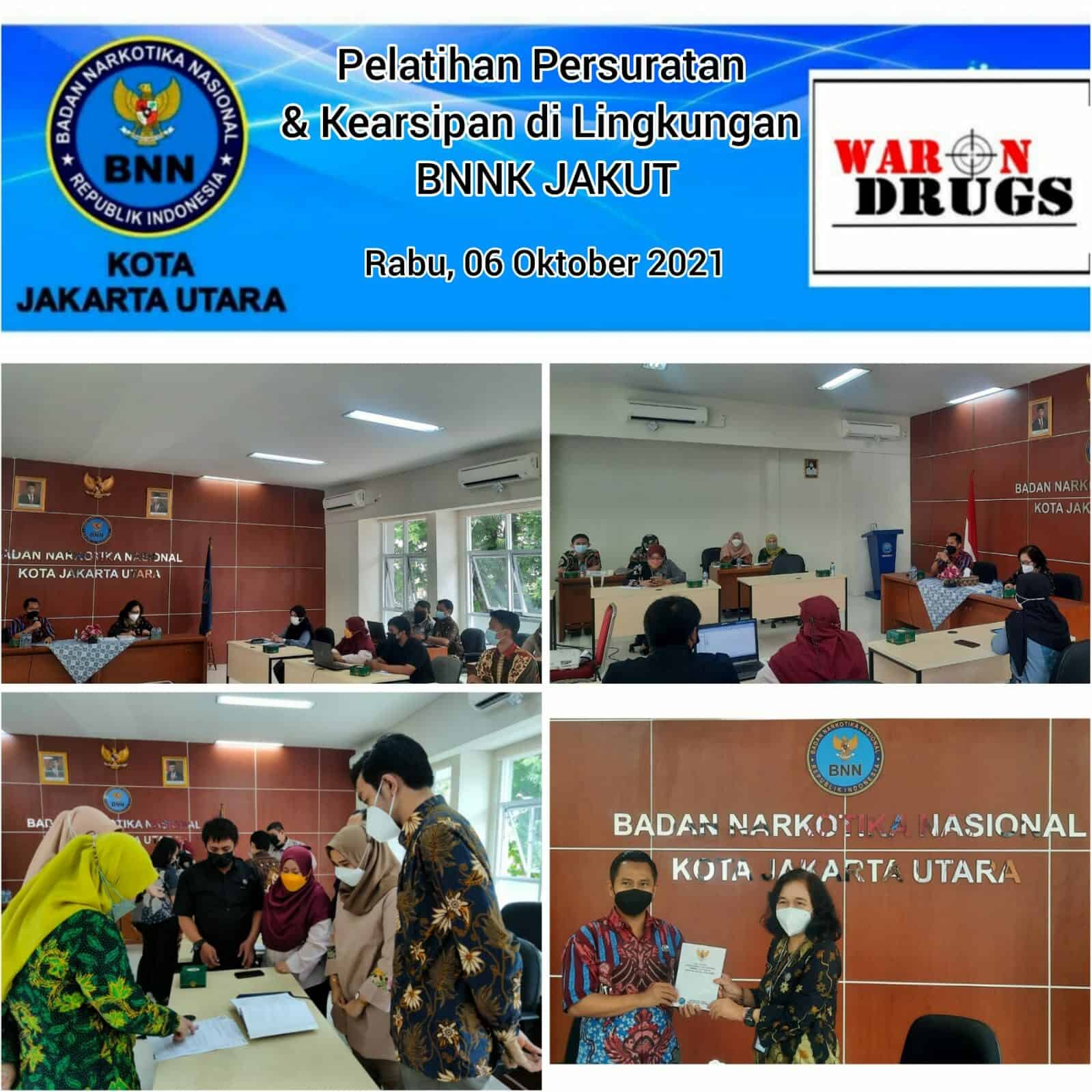 Kegiatan Pelatihan Persuratan dan Kearsipan di Lingkungan BNNK JAKUT Kegiatan Pelatihan Persuratan dan Kearsipan di Lingkungan BNNK JAKUT