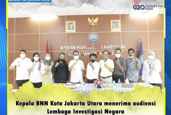 Kepala BNN Kota Jakarta Utara Terima Audiensi Lembaga Investigasi Negara