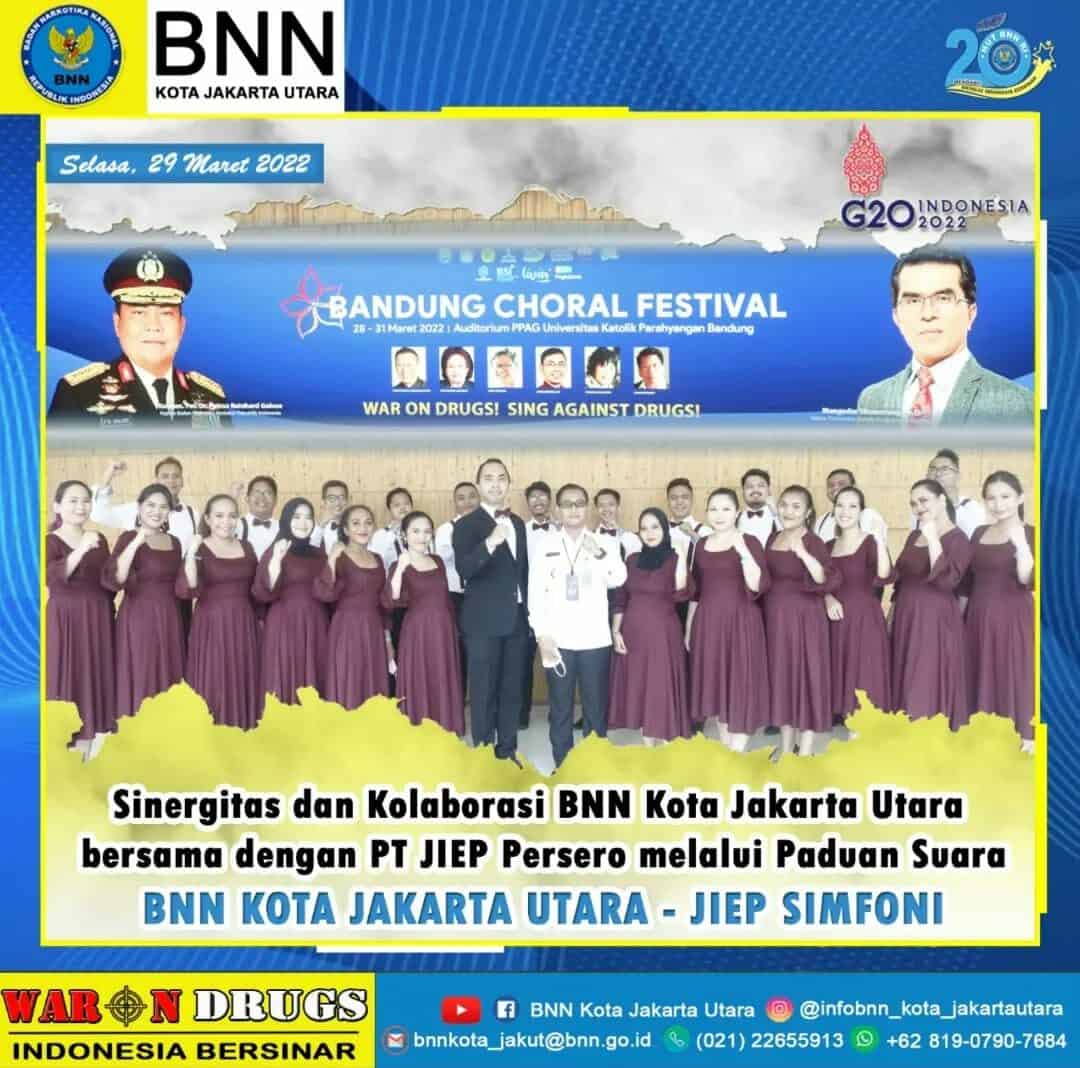 Kepala BNN Kota Jakarta Utara AKBP. Bambang Yudistira menghadiri Opening Bandung Choral Festival Kepala BNN Kota Jakarta Utara AKBP. Bambang Yudistira menghadiri Opening Bandung Choral Festival