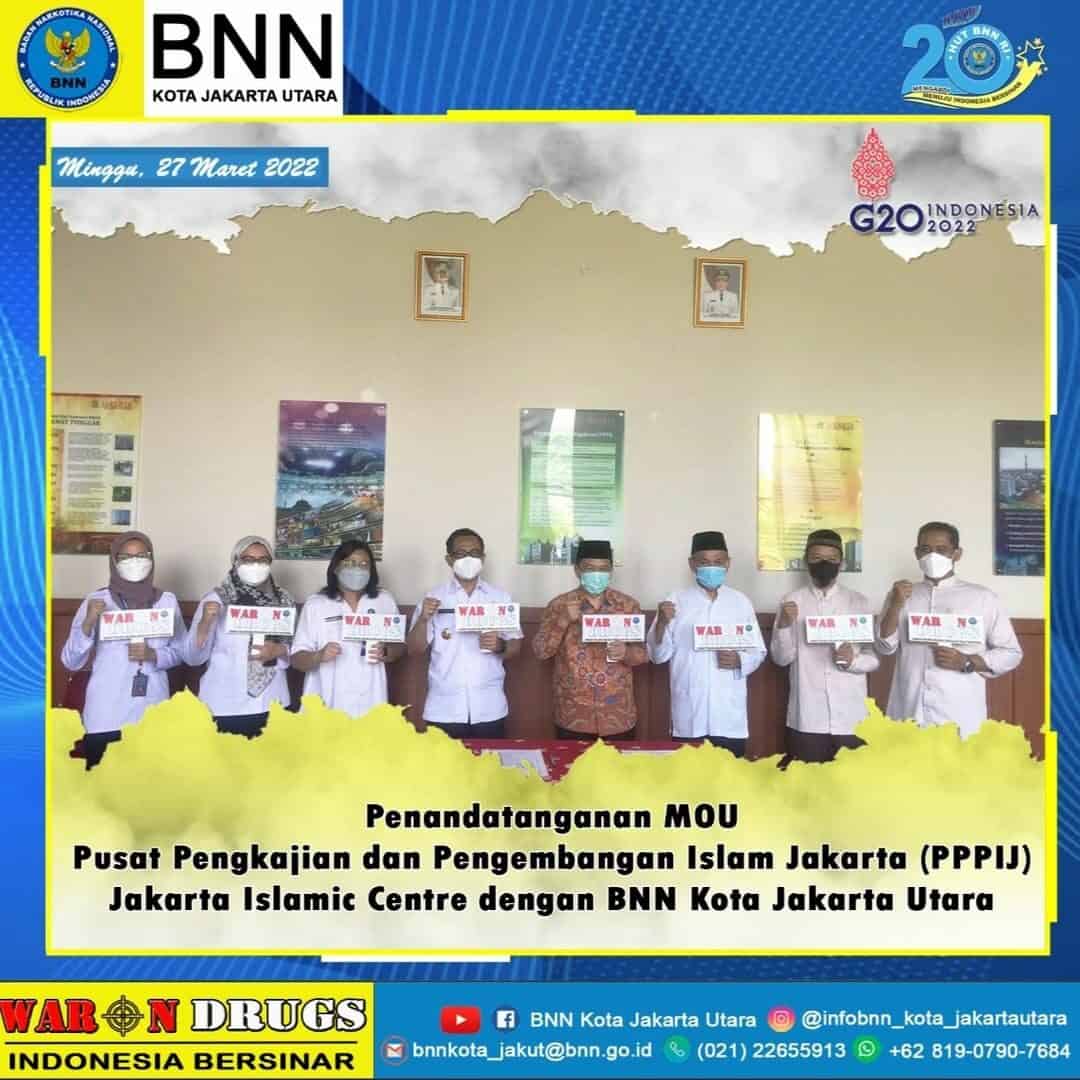 Kerja sama dengan Pusat Pengkajian dan Pengembangan Islam Jakarta (PPPIJ) Jakarta Islamic Centre dalam melakukan upaya P4GN Kerja sama dengan Pusat Pengkajian dan Pengembangan Islam Jakarta (PPPIJ) Jakarta Islamic Centre dalam melakukan upaya P4GN