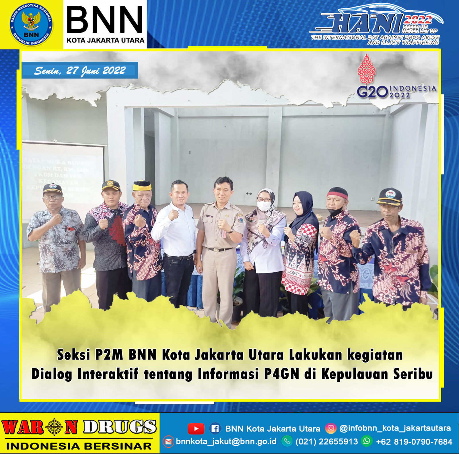 Sosialisasi P4GN di wilayah Kepulauan Seribu Sosialisasi P4GN di wilayah Kepulauan Seribu