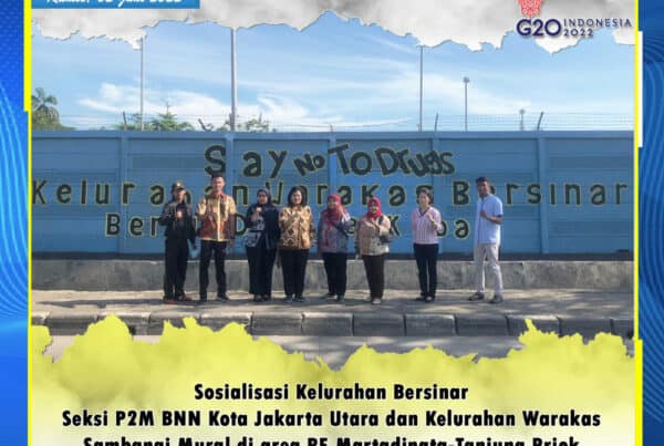 MURAL "SAY NO TO DRUGS - KELURAHAN WARAKAS BERSINAR" Konsep Otomatis