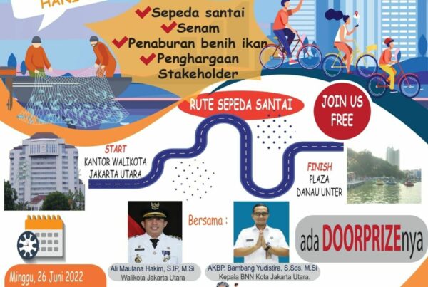 Gowes dan Senam bersama di Plaza Danau Sunter Konsep Otomatis