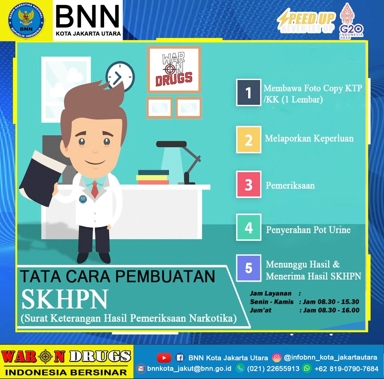 ALUR PEMBUATAN SKHPN BNN KOTA JAKARTA UTARA Konsep Otomatis