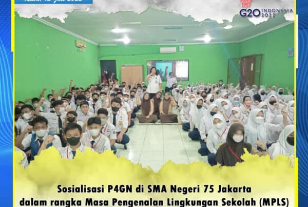 96 (Sembilan puluh enam) Pelajar SMA Negeri 75 Jakarta Mendapat Sosialisasi P4GN