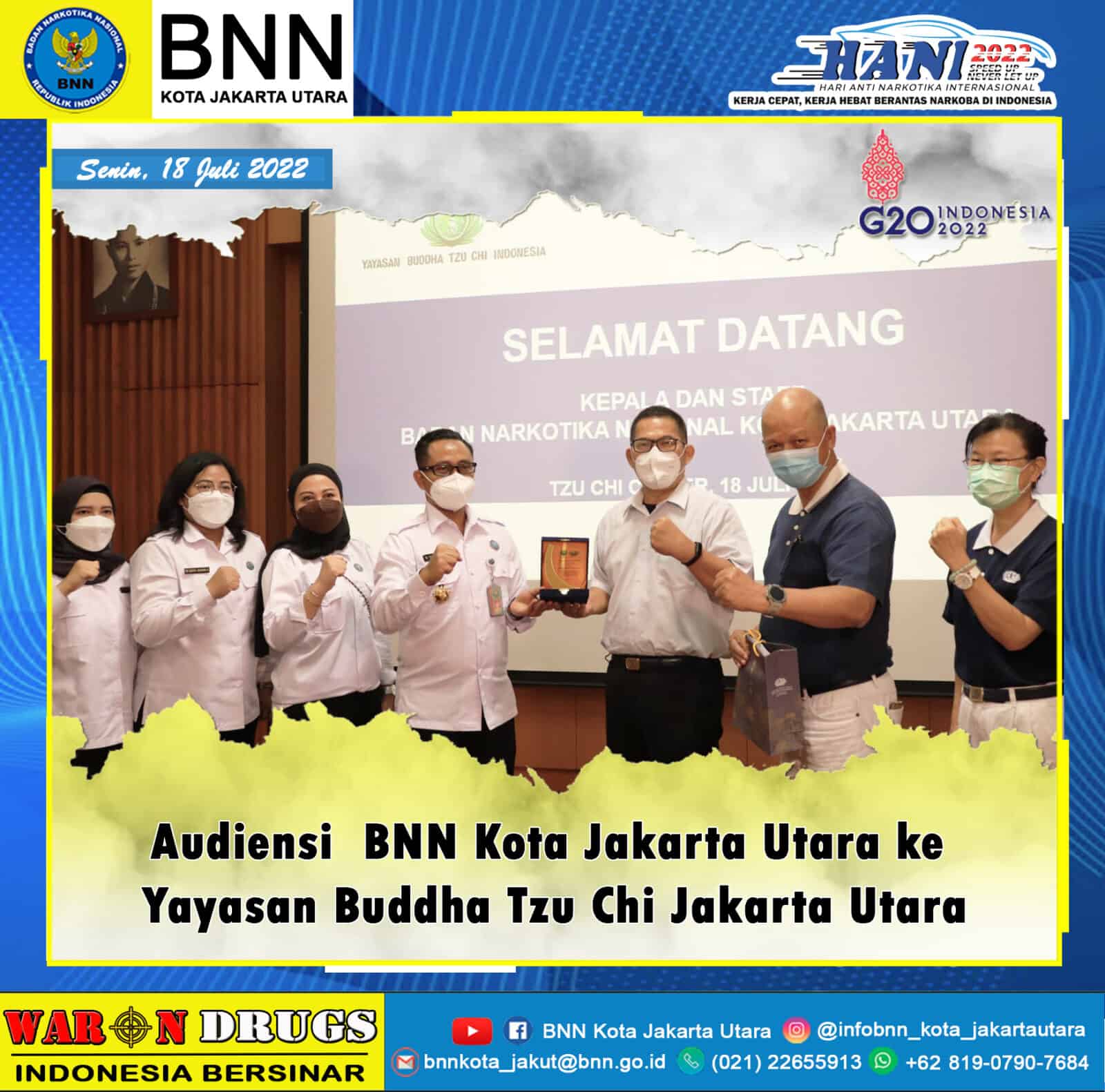 Audiensi ke Yayasan Buddha Tzu Chi Konsep Otomatis