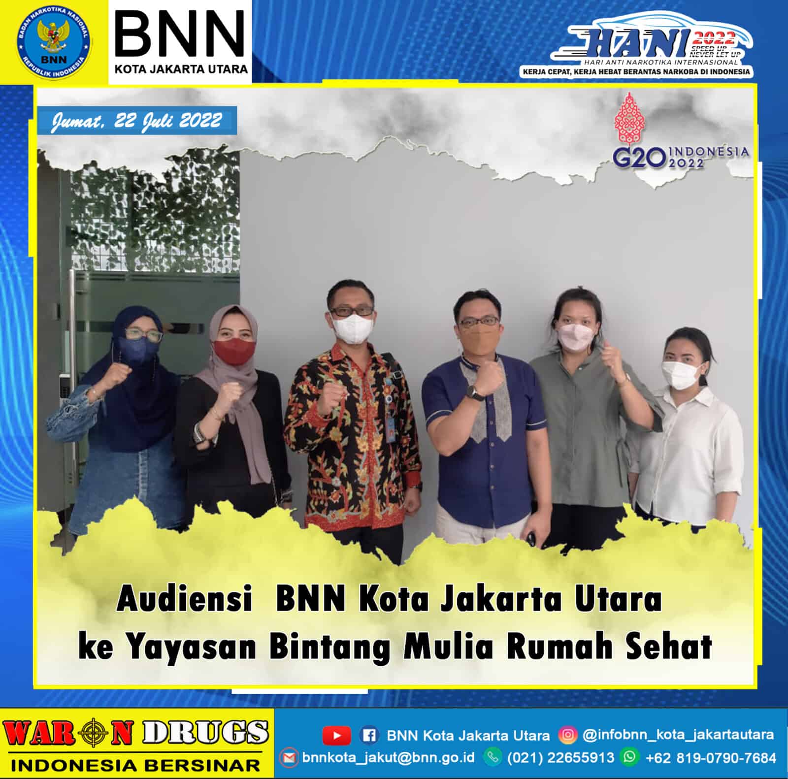 Audiensi ke Yayasan Bintang Mulia Rumah Sehat Konsep Otomatis