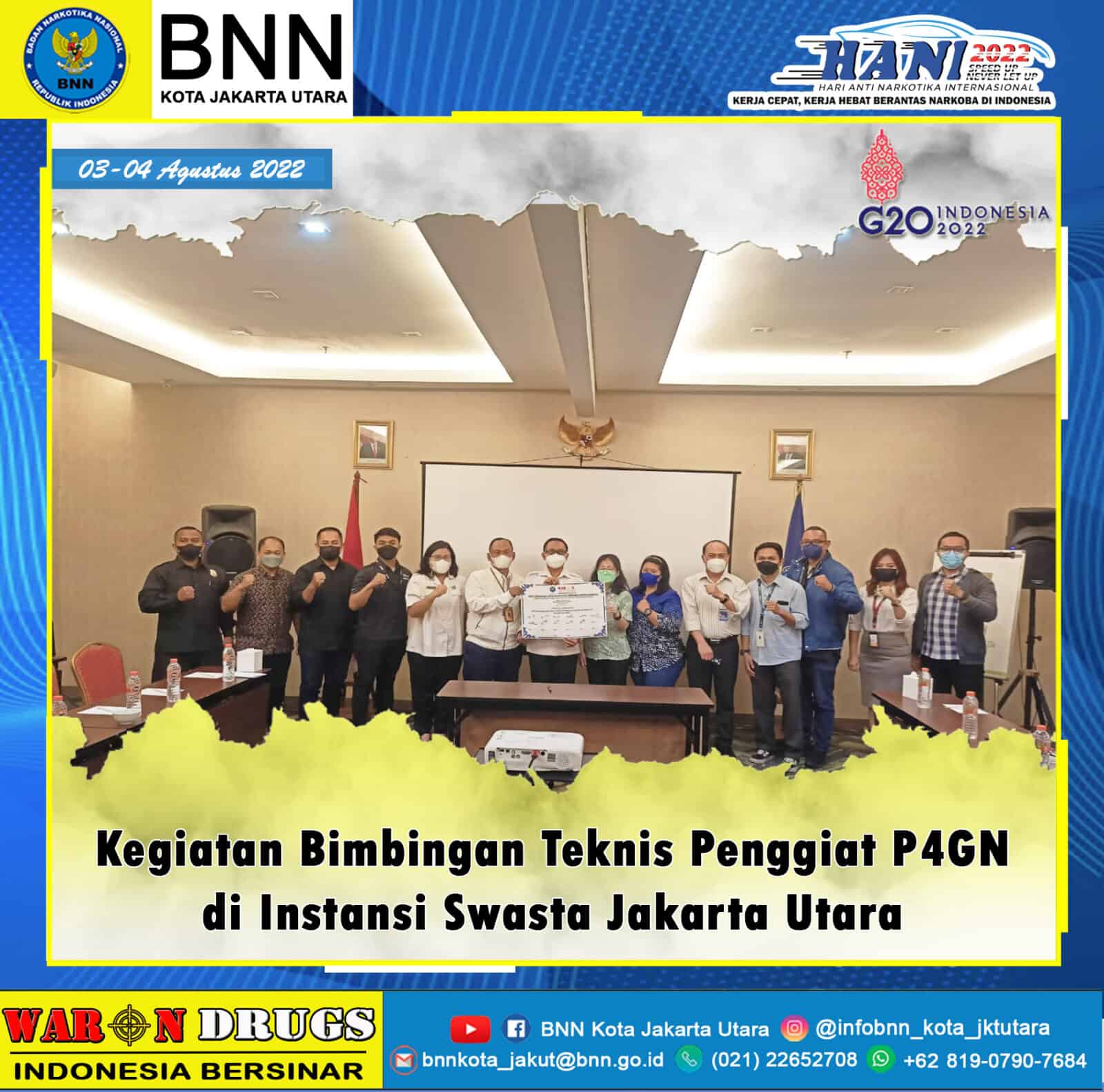 Cetak Kader Penggiat P4GN di Lingkungan Swasta, Seksi P2M laksanakan kegiatan Bimbingan Teknis Konsep Otomatis