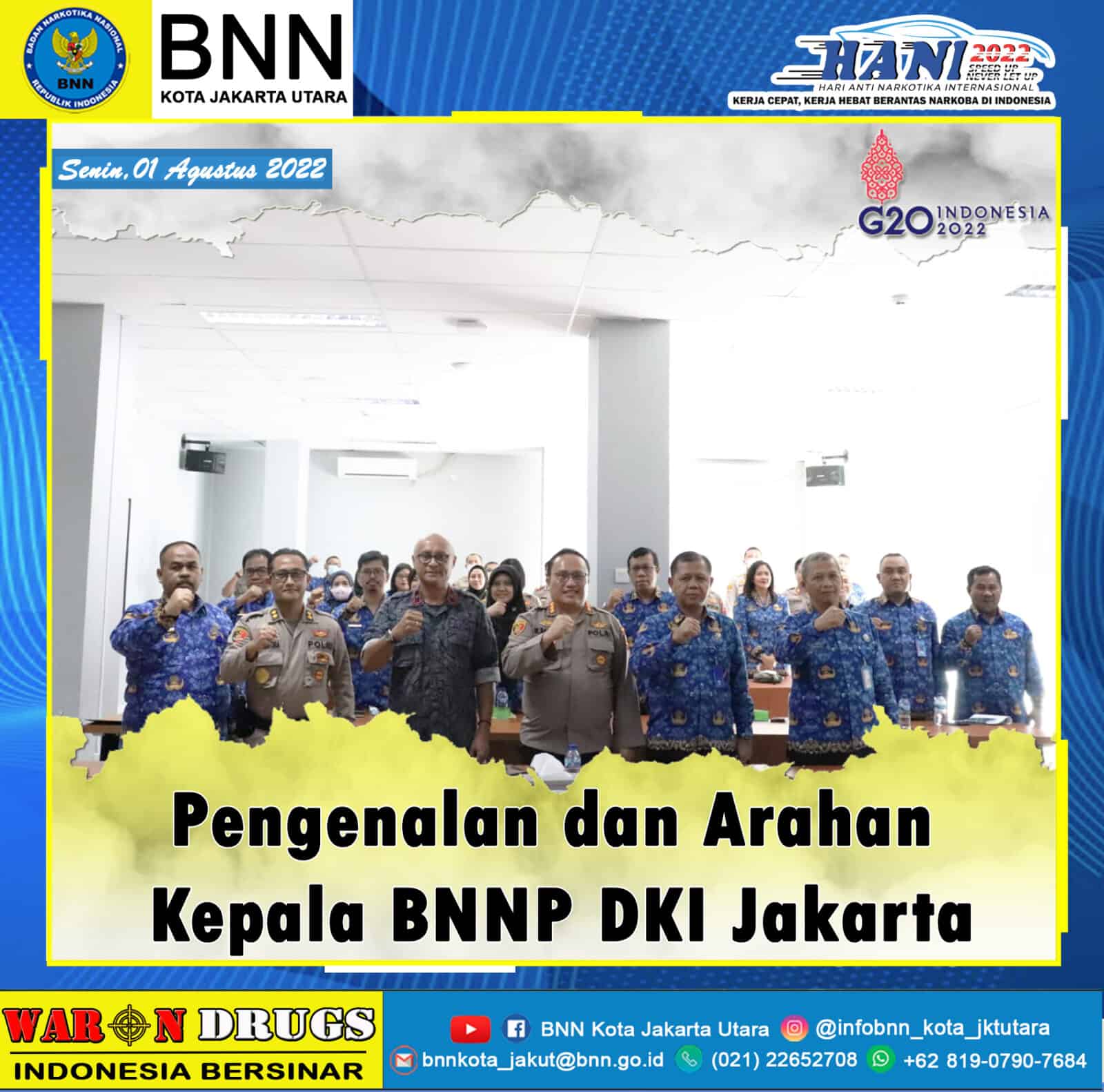 Arahan Kepala BNN Provinsi DKI Jakarta Konsep Otomatis