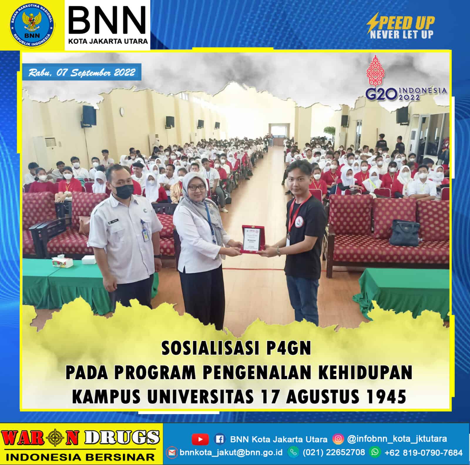 Sosialisasi P4GN di Universitas 17 Agustus 1945 (UTA 45) Sosialisasi P4GN di Universitas 17 Agustus 1945 (UTA 45)