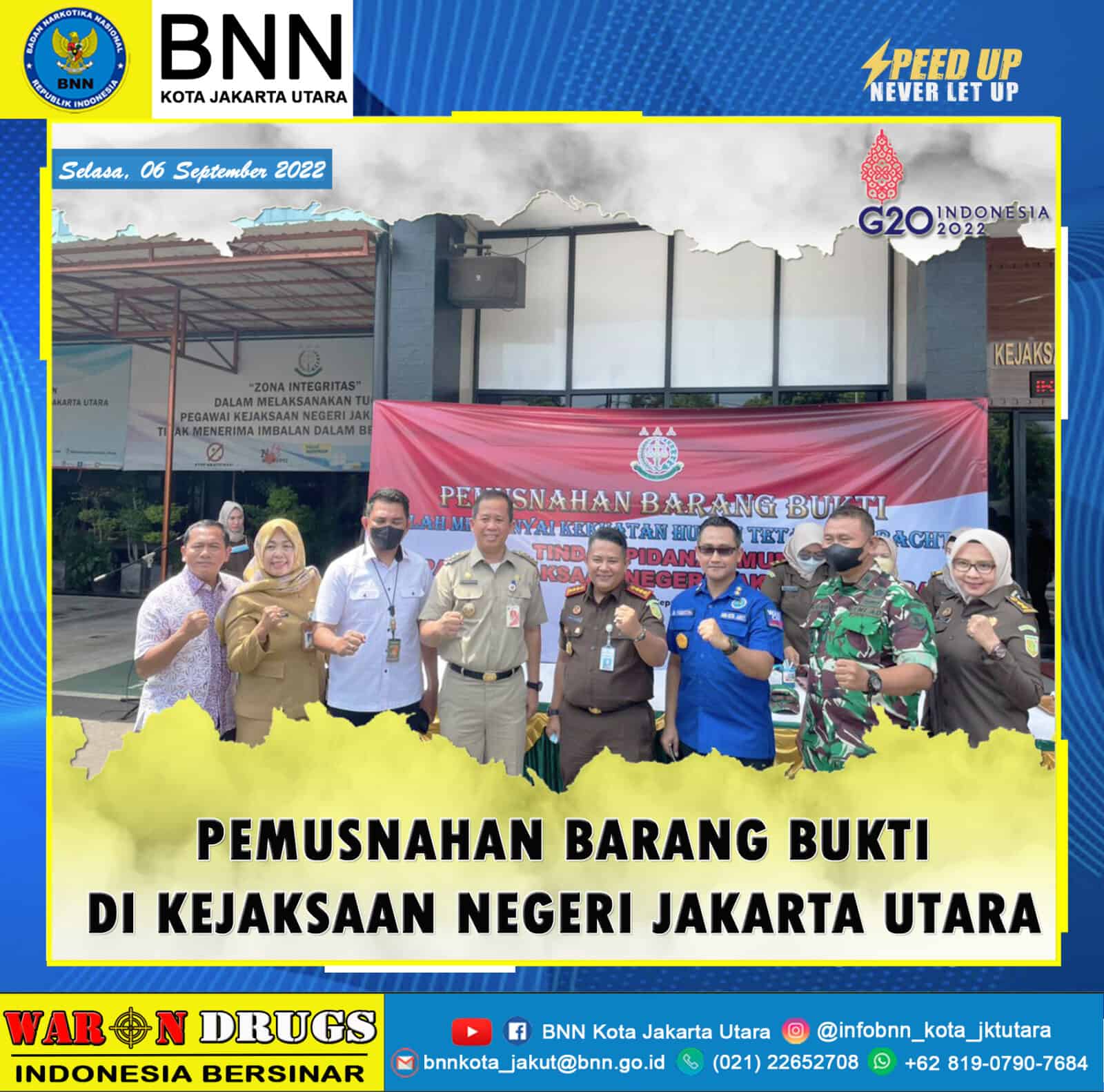 Pemusnahan barang bukti yang sudah “Inkracht” di Kantor Kejaksaan Negeri Jakarta Utara Konsep Otomatis
