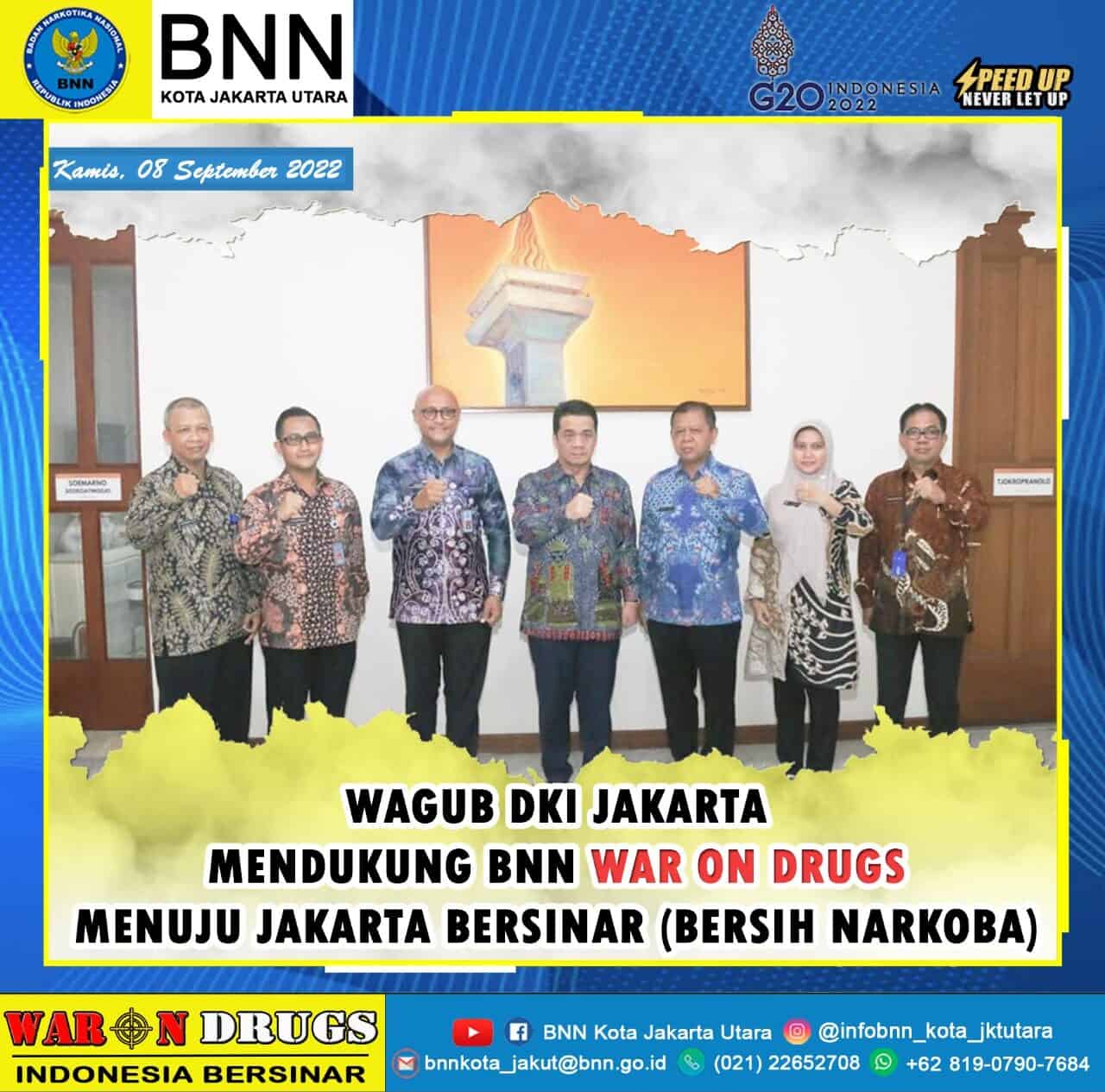 WAGUB DKI DUKUNG BNN WAR ON DRUGS MENUJU JAKARTA BERSINAR (BERSIH NARKOBA) Konsep Otomatis