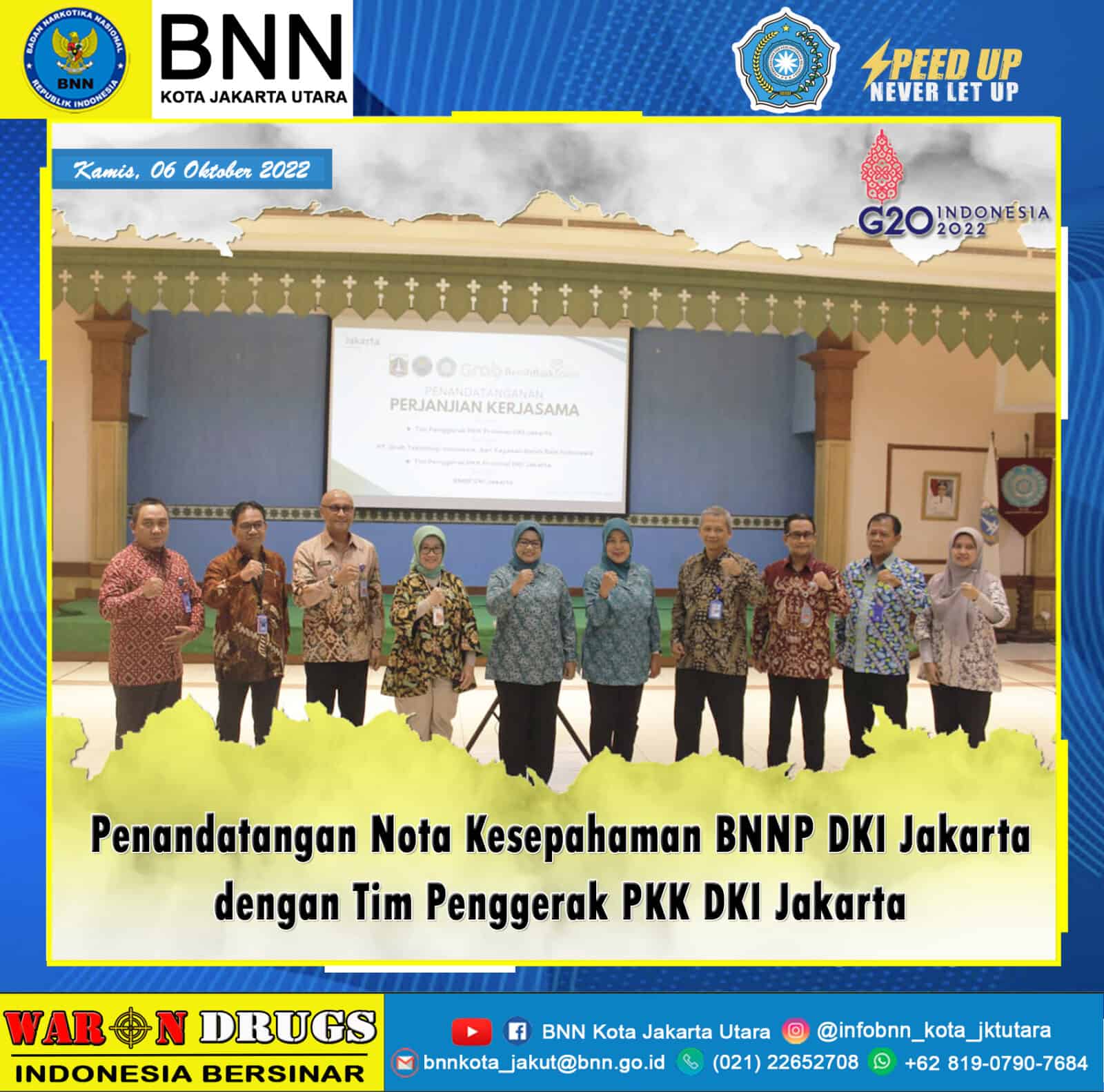 Perjanjian Kerja sama antara BNNP DKI Jakarta dengan TP. PKK Provinsi DKI Jakarta dengan BNNP DKI JAKARTA Konsep Otomatis