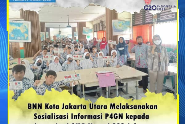 Sosialisasi Informasi P4GN di SMP Negeri 282 Jakarta