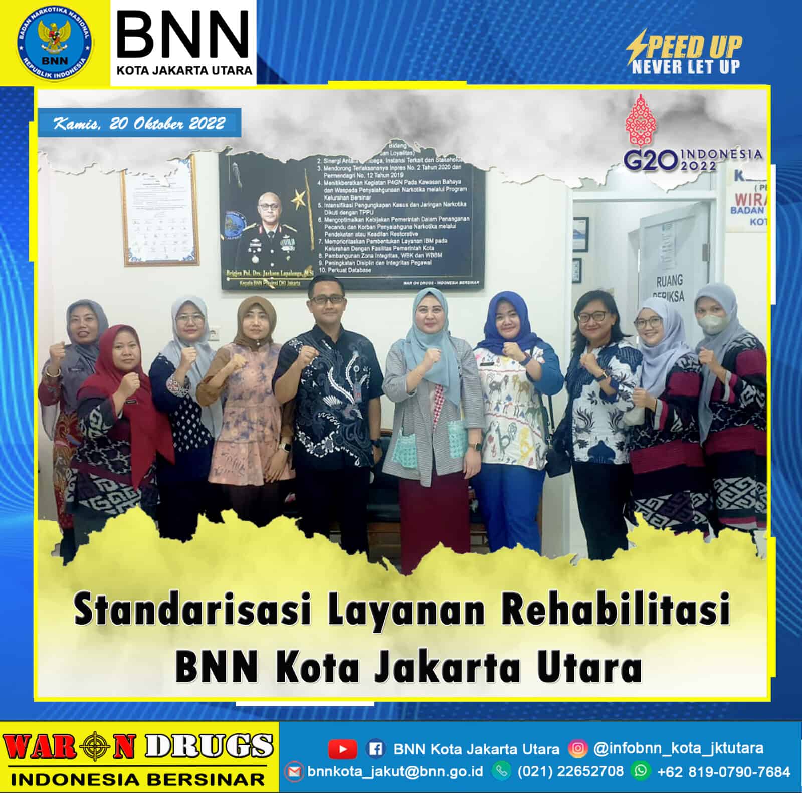 Standarisasi Layanan Rehabilitasi BNN Kota Jakarta Utara Standarisasi Layanan Rehabilitasi BNN Kota Jakarta Utara