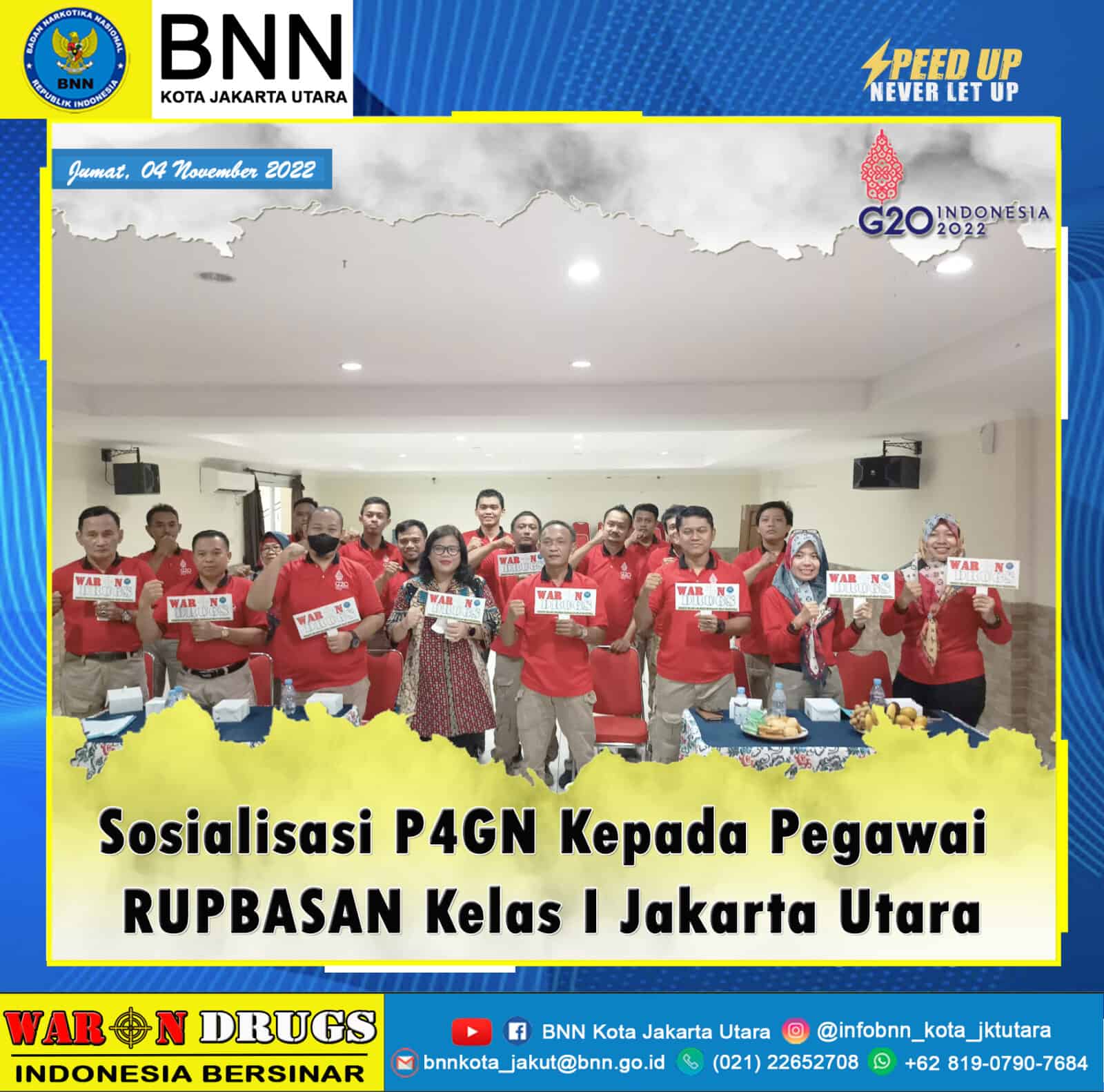 Sosialisasi P4GN Kepada Pegawai RUPBASAN Kelas I Jakarta Utara Konsep Otomatis