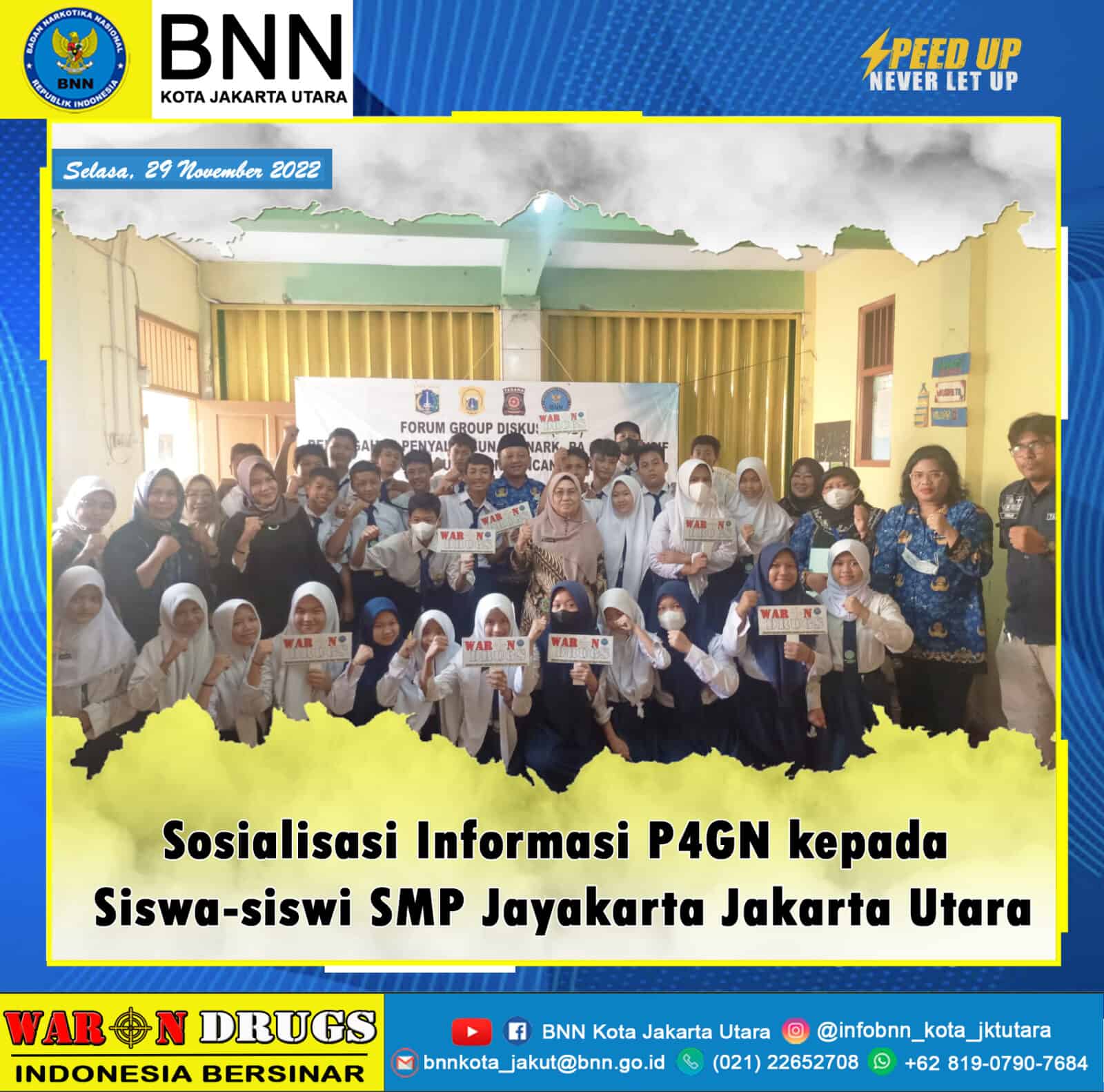 Sosialisasi Bahaya Penyalahgunaan Narkoba di SMP Jayakarta Jakarta Utara Konsep Otomatis