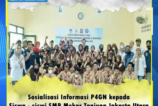 Sosialisasi P4GN di Sekolah Menengah Pertama Mekar Tanjung