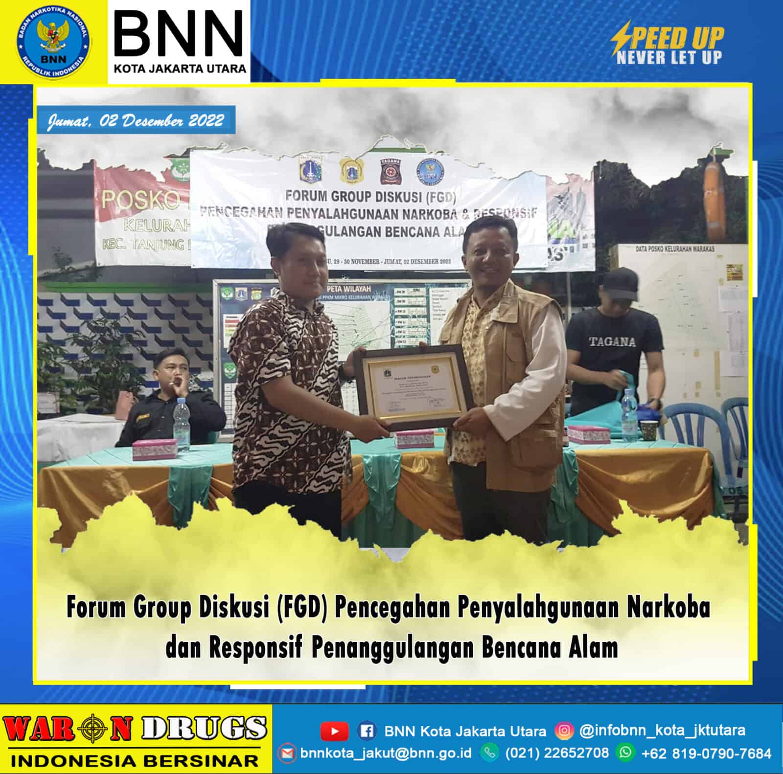 Forum Group Diskusi (FGD) Pencegahan Penyalahgunaan Narkoba dan Responsif Penanggulangan Bencana Alam Konsep Otomatis