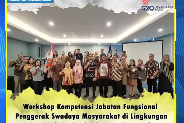 Workshop Kompetensi Jabatan Fungsional Penggerak Swadaya Masyarakat