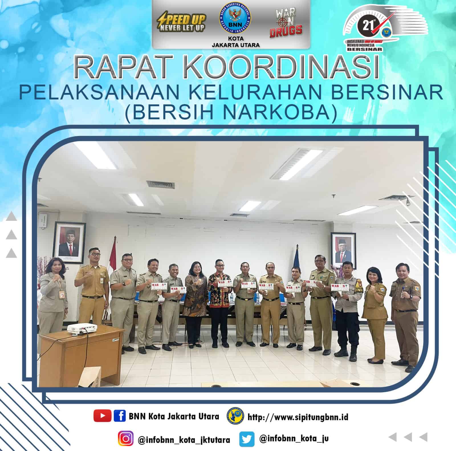 RAPAT KOORDINASI KELURAHAN BERSINAR (BERSIH NARKOBA) RAPAT KOORDINASI KELURAHAN BERSINAR (BERSIH NARKOBA)