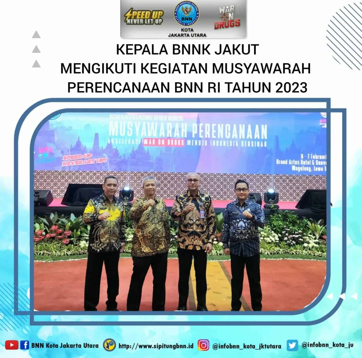 Musyawarah Perencanaan BNN RI tahun 2023 dan Pengambilan Sumpah/Janji Pimpinan Tinggi Pratama di Lingkungan BNN RI Musyawarah Perencanaan BNN RI tahun 2023 dan Pengambilan Sumpah/Janji Pimpinan Tinggi Pratama di Lingkungan BNN RI