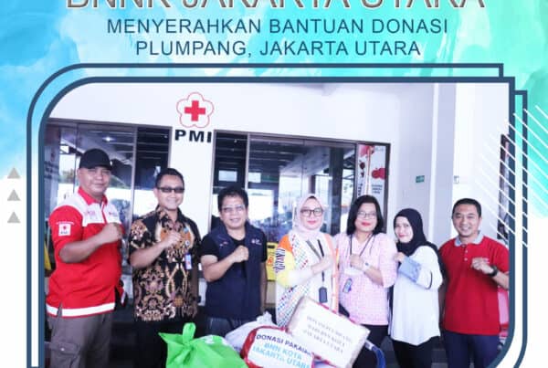 BNNK JAKUT SERAHKAN DONASI KEPADA KORBAN MUSIBAH KEBAKARAN DI PLUMPANG