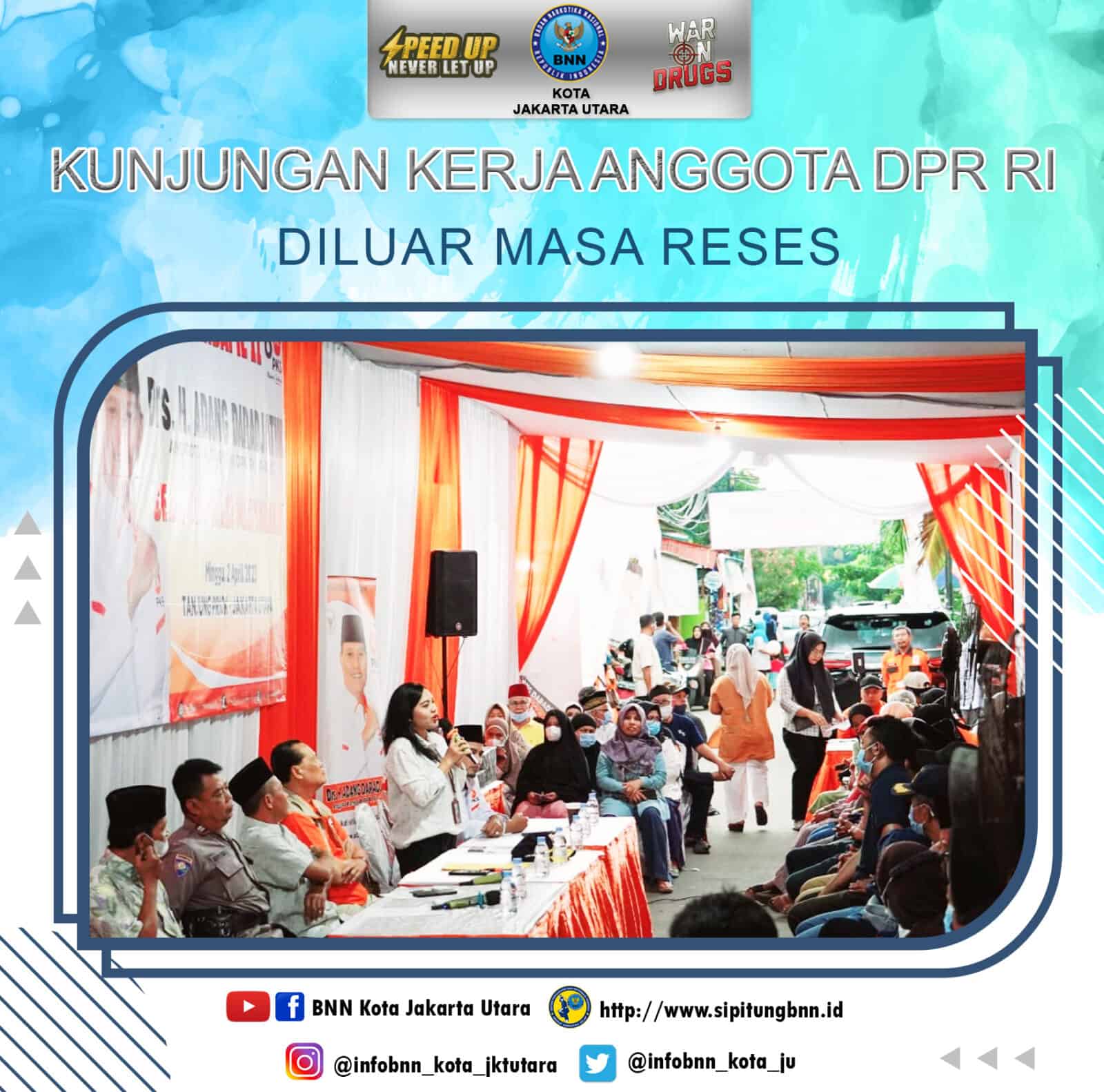 SOSIALISASI BAHAYA NARKOBA DALAM KUNJUNGAN KERJA DPR RI DILUAR MASA RESES Konsep Otomatis