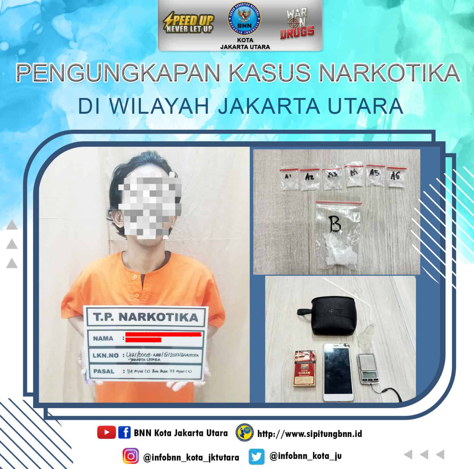 PENGUNGKAPAN KASUS TINDAK PIDANA NARKOTIKA DI WILAYAH HUKUM KOTA MADYA JAKARTA UTARA Konsep Otomatis