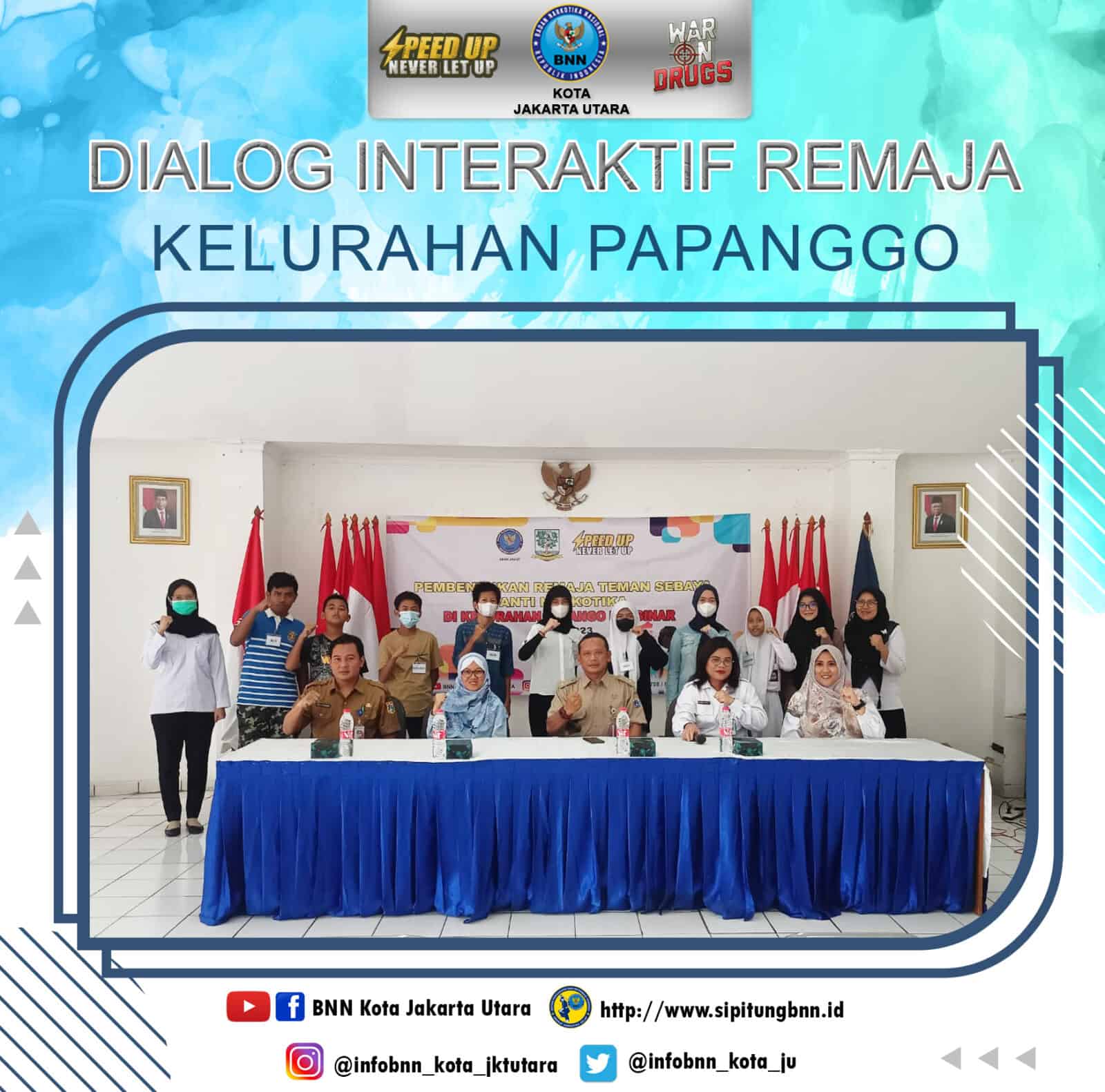 PEMBENTUKAN REMAJA TEMAN SEBAYA ANTI NARKOTIKA MELALUI DIALOG INTERAKTIF DI KELURAHAN PAPANGGO PEMBENTUKAN REMAJA TEMAN SEBAYA ANTI NARKOTIKA MELALUI DIALOG INTERAKTIF DI KELURAHAN PAPANGGO