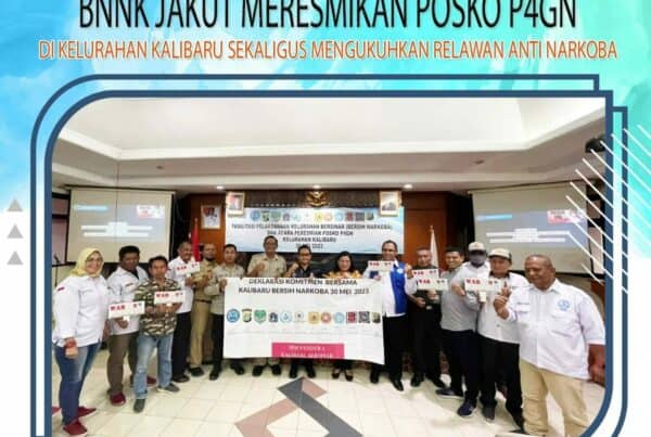 BNN Kota Jakarta Utara menghadiri kegiatan Sosialisasi P4GN di Kelurahan Kalibaru
