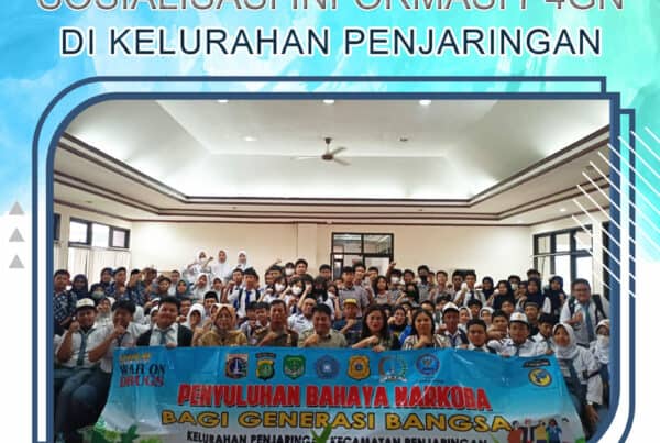 SOSIALISASI INFORMASI P4GN KEPADA PELAJAR KELURAHAN PENJARINGAN