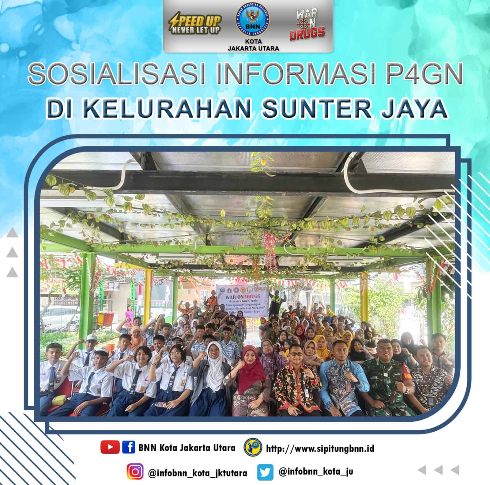 sosialisasi Pencegahan, Pemberantasan, Penyalahgunaan dan Peredaran Gelap Narkotika (P4GN) kepada masyarakat kelurahan Sunter Jaya sosialisasi Pencegahan, Pemberantasan, Penyalahgunaan dan Peredaran Gelap Narkotika (P4GN) kepada masyarakat kelurahan Sunter Jaya