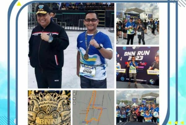 KEPALA BNNK JAKUT IKUTI BNN RUN