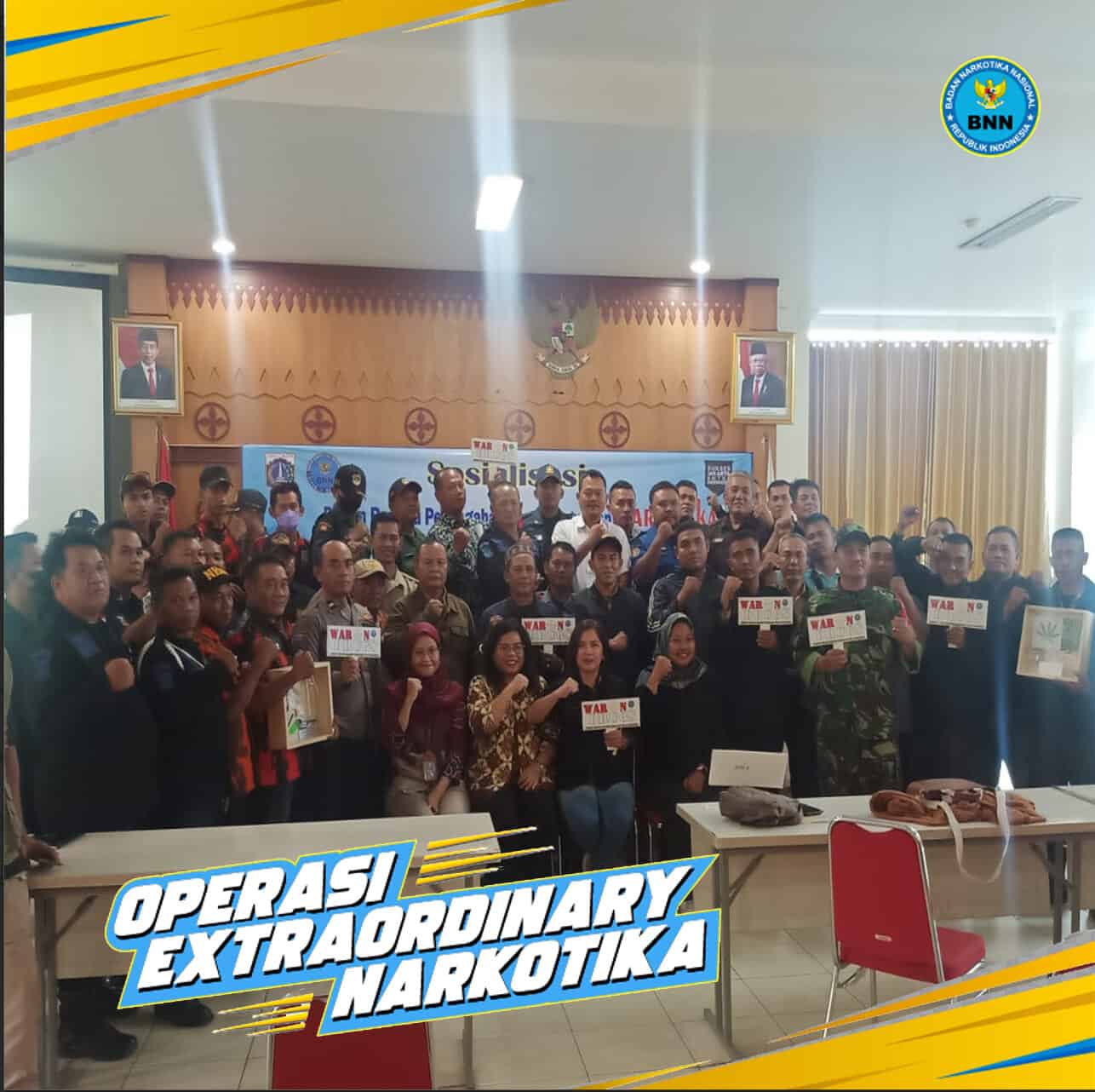 PROGRAM EXTRAORDINARY PENANGANAN KASUS NARKOTIKA MELALUI SOSIALISASI PENCEGAHAN BAHAYA PENYALAHGUNAAN NARKOBA DI KAPUK MUARA PROGRAM EXTRAORDINARY PENANGANAN KASUS NARKOTIKA MELALUI SOSIALISASI PENCEGAHAN BAHAYA PENYALAHGUNAAN NARKOBA DI KAPUK MUARA