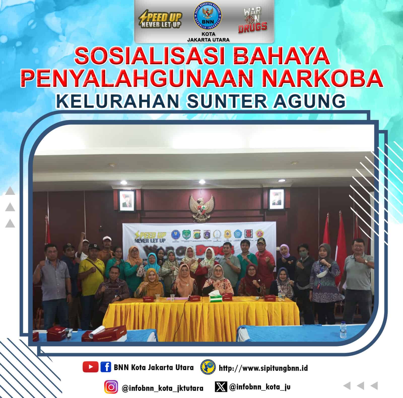 Sosialisasi bahaya Pencegahan dan Penyalahgunaan Narkoba di Kelurahan Sunter Agung, Jakarta Utara Sosialisasi bahaya Pencegahan dan Penyalahgunaan Narkoba di Kelurahan Sunter Agung, Jakarta Utara