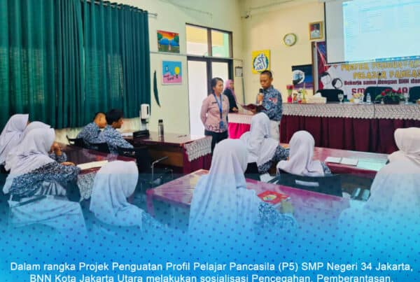SOSIALISASI P4GN DALAM RANGKA PROJEK PENGUATAN PROFIL PELAJAR PANCASILA (P5) SMP NEGERI 34 JAKARTA SOSIALISASI P4GN DALAM