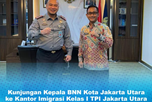 Kunjungan Kepala BNN Kota Jakarta Utara ke Kantor Imigrasi Kelas I TPI Jakarta Utara