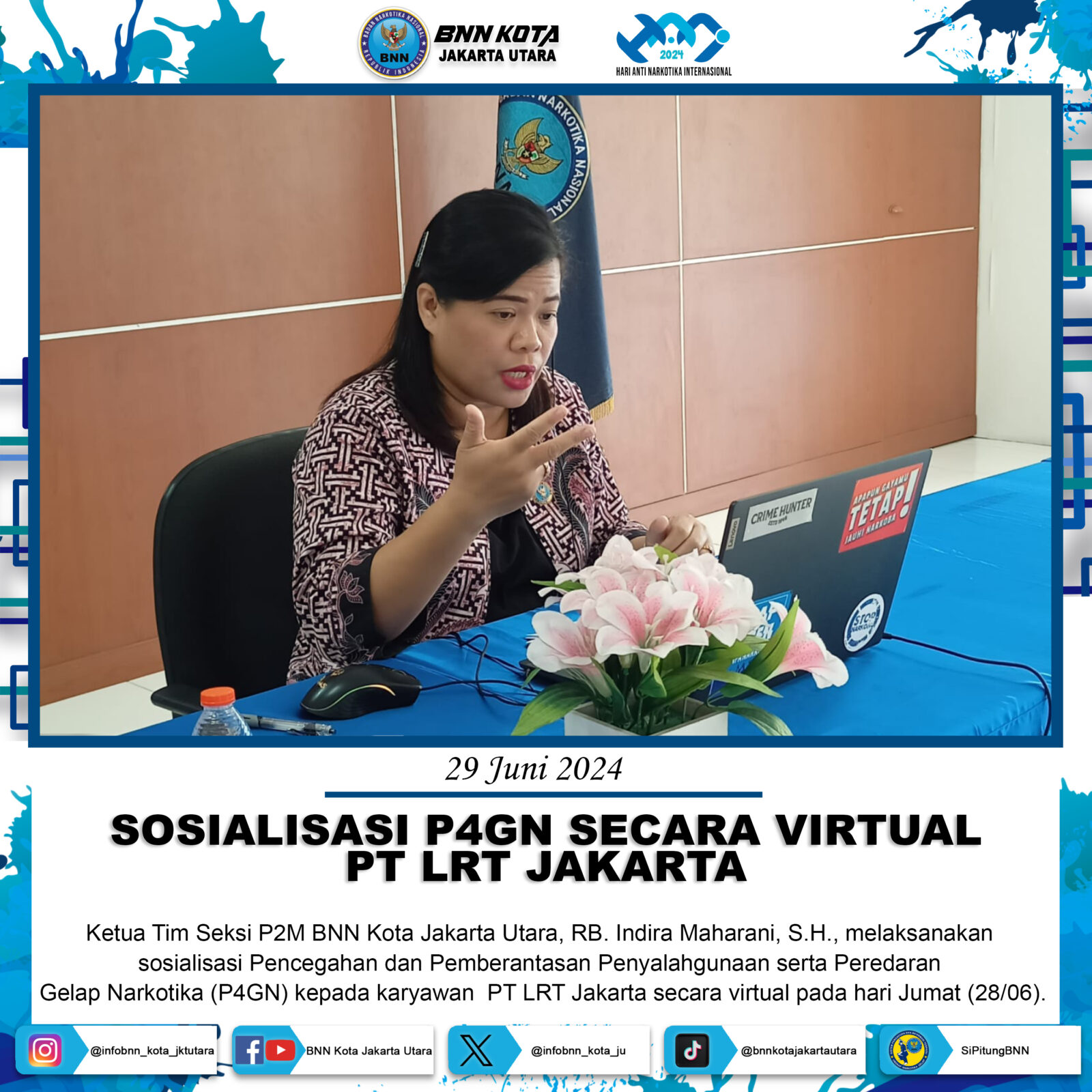 SOSIALISASI P4GN SECARA VIRTUAL PT LRT JAKARTA SOSIALISASI P4GN SECARA VIRTUAL PT LRT JAKARTA