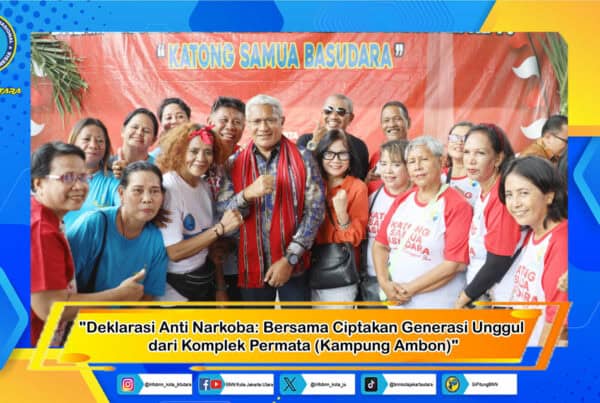 "Deklarasi Anti Narkoba: Bersama Ciptakan Generasi Unggul dari Komplek Permata (Kampung Ambon)" “Deklarasi Anti Narkoba: Bersama Ciptakan Generasi Unggul dari Komplek Permata (Kampung Ambon)”