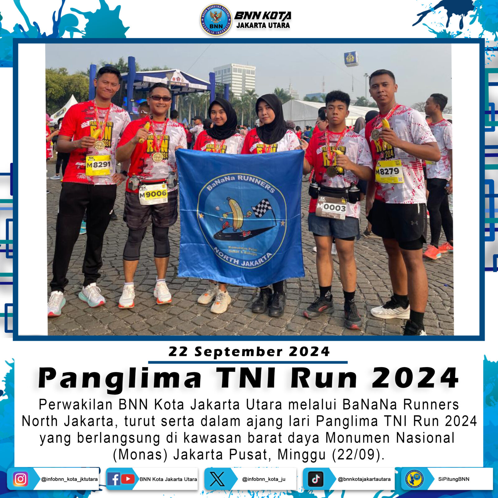 "Dari Garis Start ke Garis Finish: BaNaNa Runners Raih Medali dan Pesan Positif" "Dari Garis Start ke Garis Finish: BaNaNa Runners Raih Medali dan Pesan Positif"
