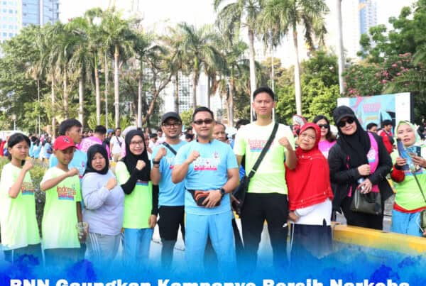 BNN Gaungkan Kampanye Bersih Narkoba di Car Free Day Jakarta!