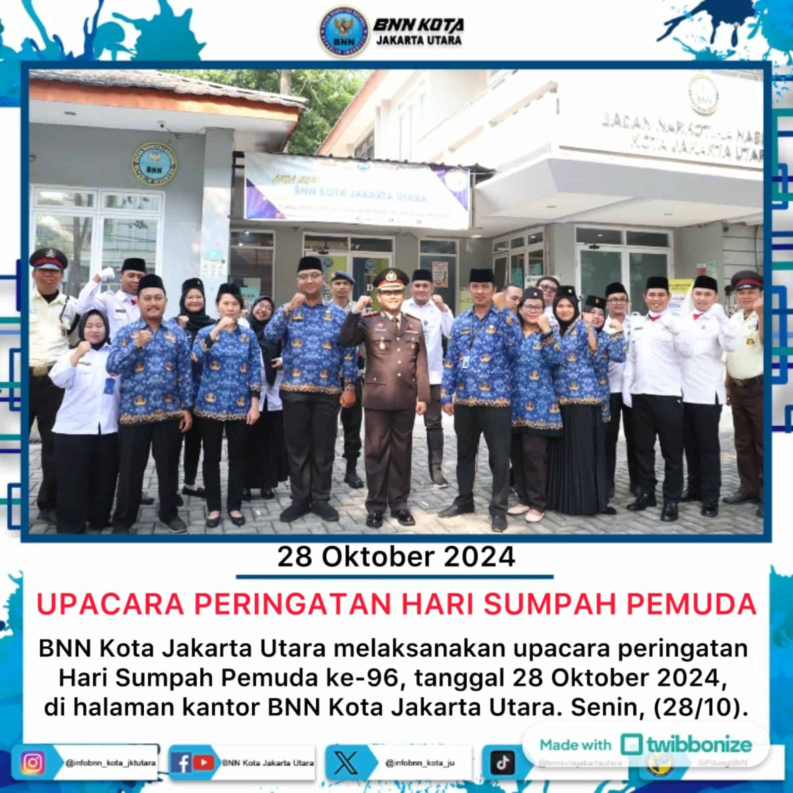 UPACARA PERINGATAN HARI SUMPAH PEMUDA KE-96 TAHUN 2024 UPACARA PERINGATAN HARI SUMPAH PEMUDA KE-96 TAHUN 2024
