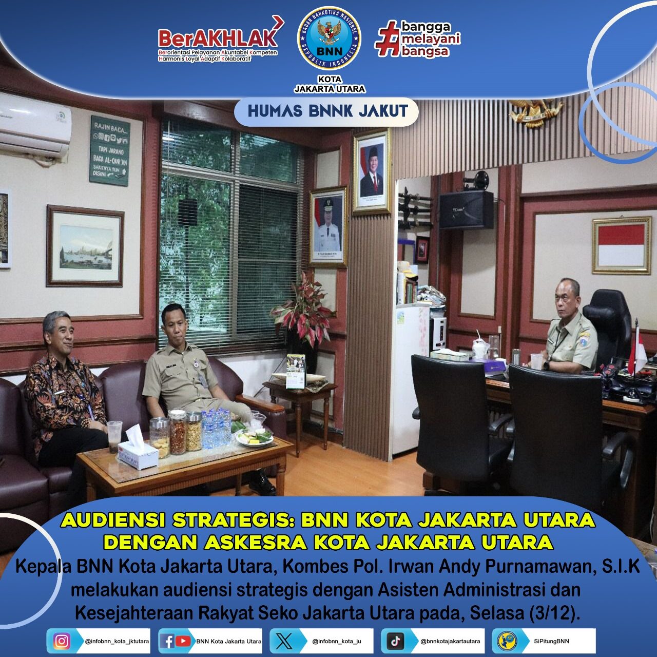 Melangkah Bersama: BNN dan Pemkot Jakarta Utara Sinergikan P4GN demi Masa Depan Bersinar Konsep Otomatis